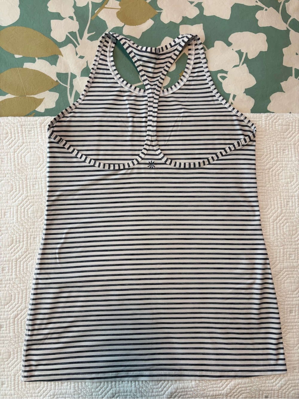 Athleta (Set of 2) Chi High-Neck Stripe Tanks - Picture 4 of 9